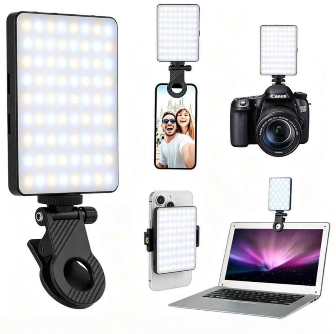 Lampe LED rechargeable pour téléphone & création de contenu