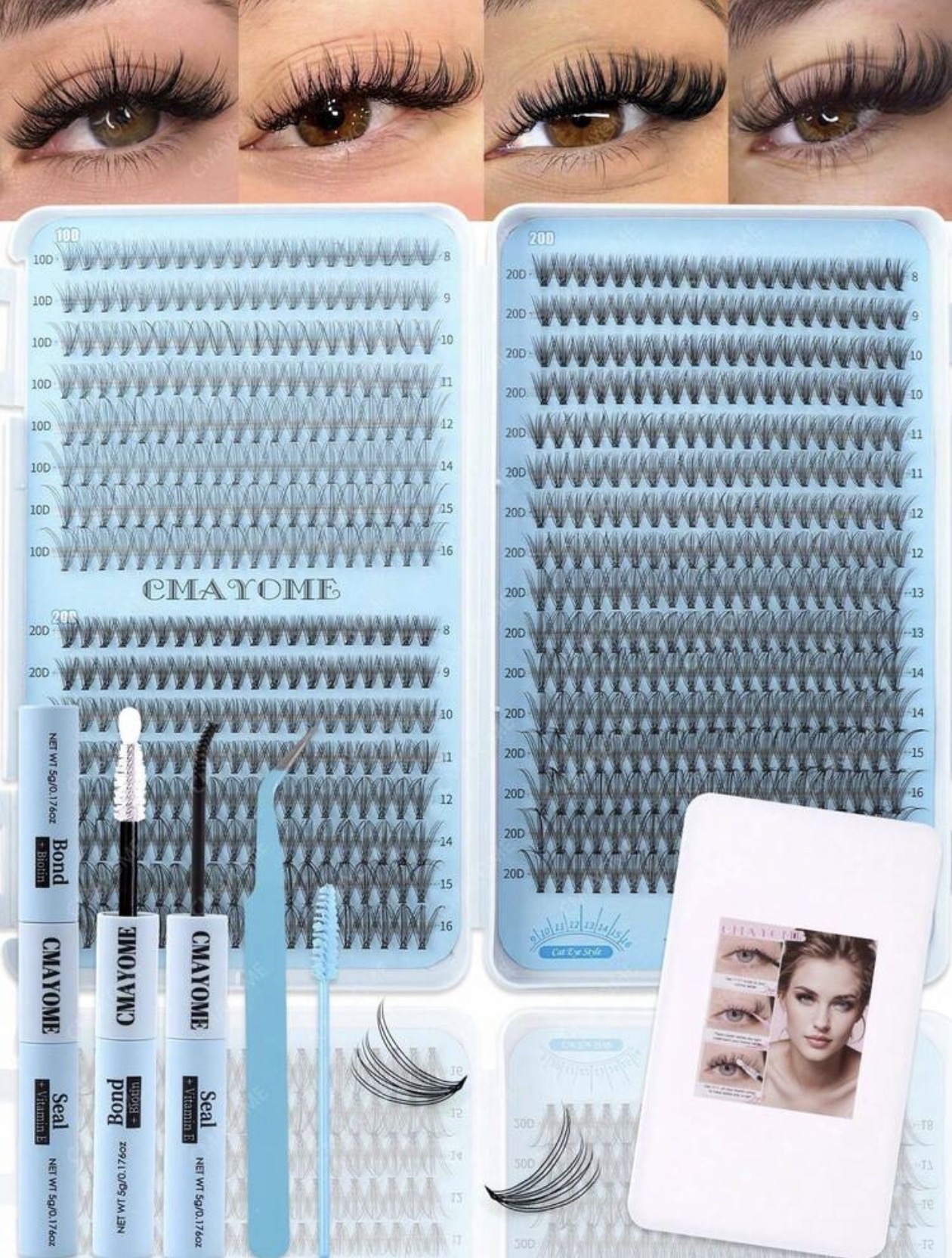 Kit Extension Cils DIY - 8 à 16 mm