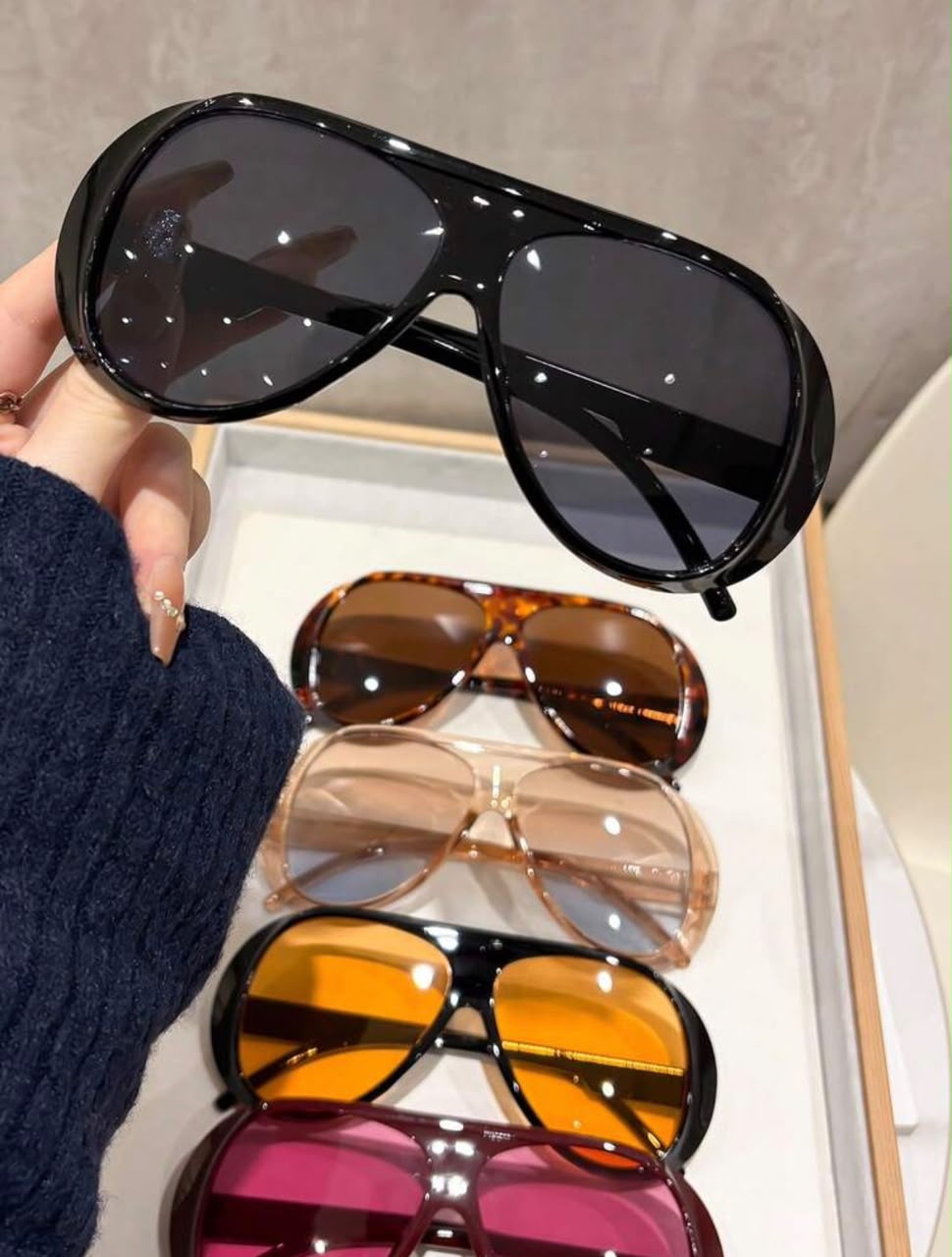 lunettes de Soleil Oversize- 5 couleurs