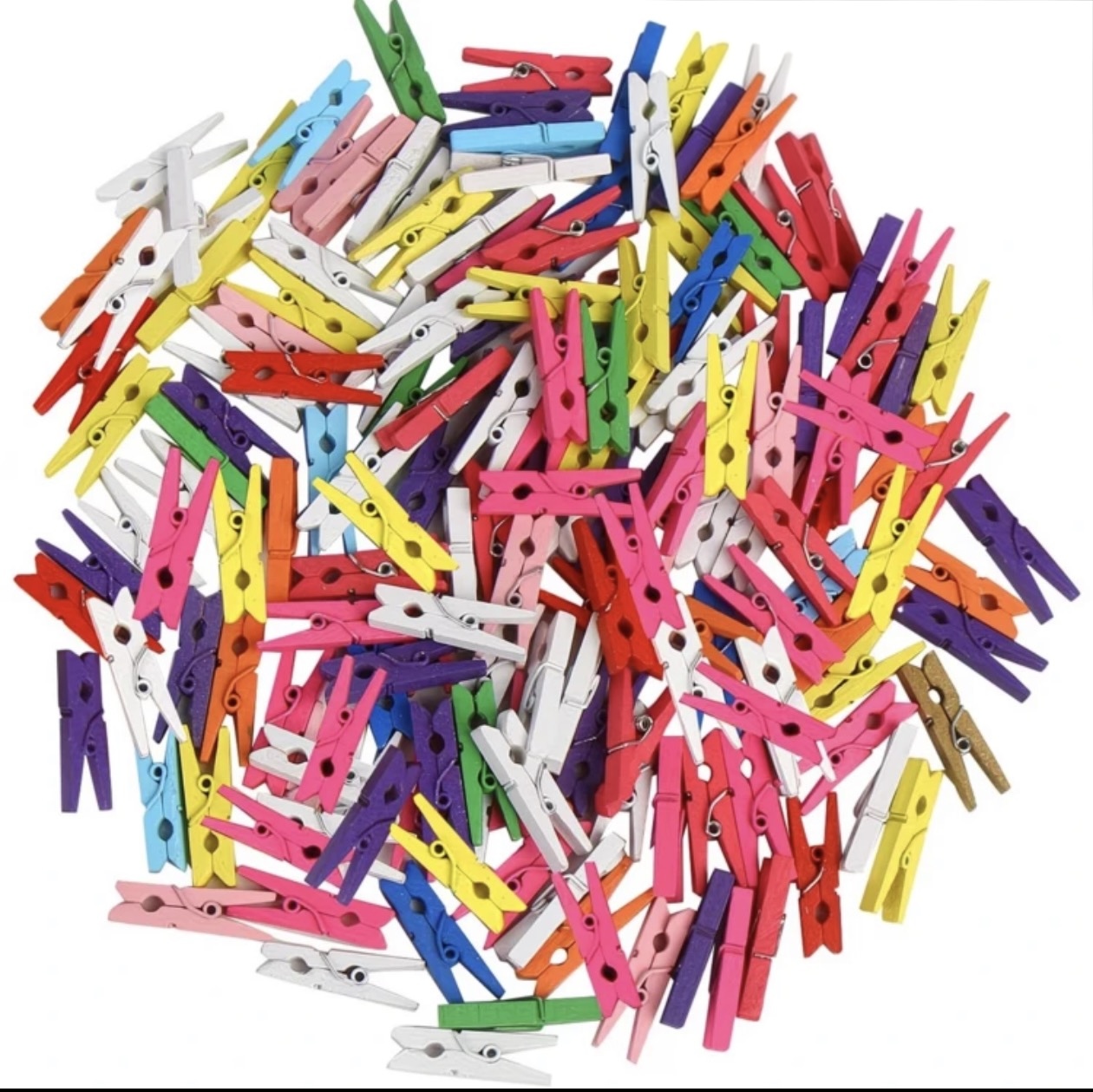 Lot de 12 Mini Pinces à Ligne Colorées