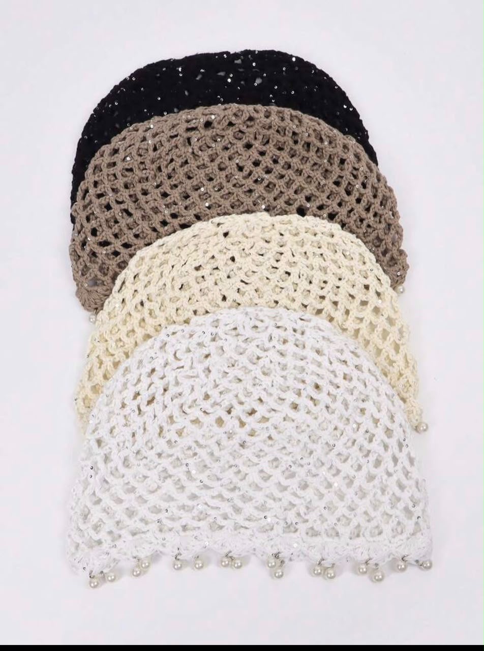 Bonnet Crochet Perlé - Style Été